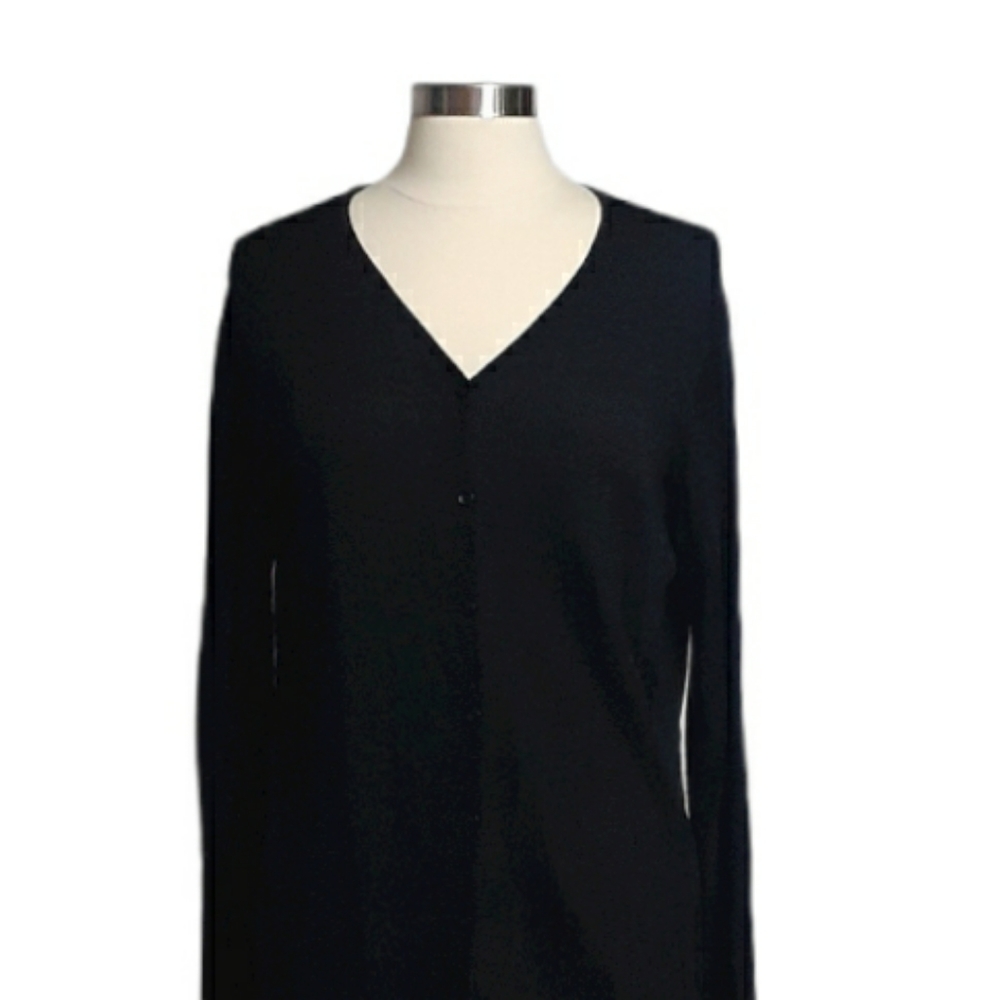 Prophecy by Sag Harbor Black Long Sleeve Cardigan - Picture 5 of 9